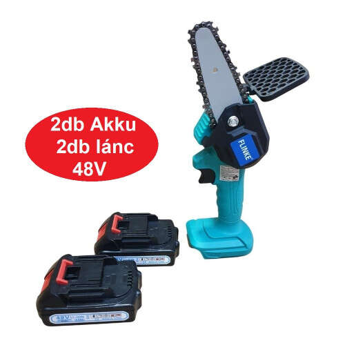 Flinke 48V akkumulátoros mini láncfűrész FK8031 2db. akkumulátor, 3 db. lánc