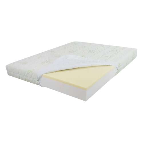 Orthopedic Mattress Topper, Memory 15+3, Aloe Vera, 160 x 200 106901109