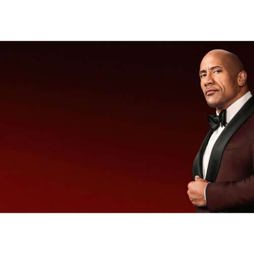 Dwayne Johnson mint John Hartley a Piros Értesítésben, vászon kép, 80x50cm - Falikép