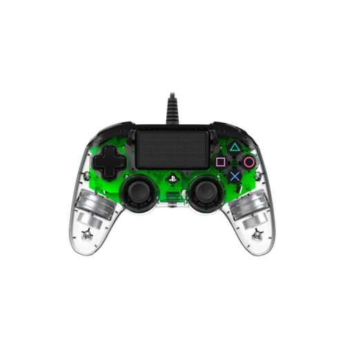Nacon Kompakter kabelgebundener Controller für PS4, durchsichtiges Grün