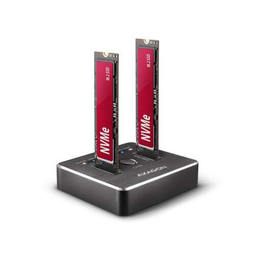 Axagon ADSA-M2C USB-C 3.2 M.2 fekete dual dokkoló állomás 106905194