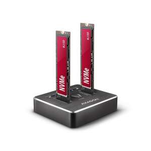 Axagon ADSA-M2C USB-C 3.2 M.2 negru dual docking station 106905194 - AXAGON