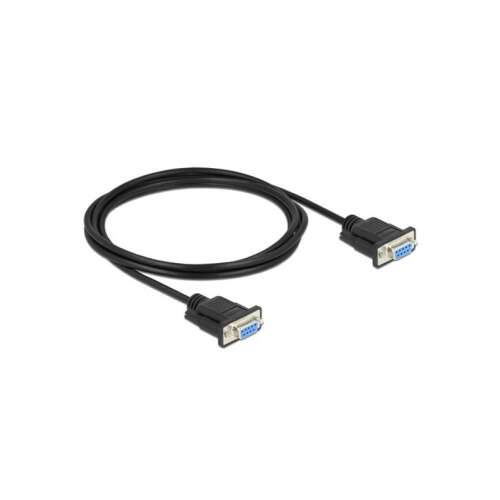 Cablu Delock 87785 2m RS-232 D-Sub 9 femelă - femelă null modem