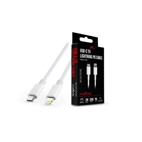 Maxlife TF-0138 Typ-C - Lightning mit 2 m PD3.0 Kabel - 20W Daten- und Ladekabel