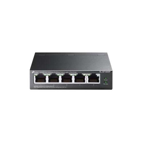 TP-Link TL-SF1005P 5-Port 10/100Mbps Desktop Switch mit 4-Port PoE