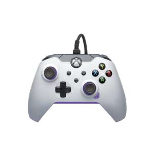 PDP Kinetic Controller cu fir alb pentru Xbox Series X|S, Xbox One și PC - PDP