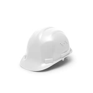 Cască de protecție Handy 10372WH albă, vedere laterală - Cască de protecție