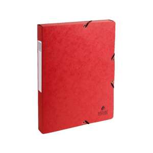 Exacompta A4 piros gumisbox, 2,5 cm gerinc, Nature Future - Iratrendezés