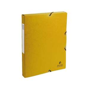 Sárga A4-es dokumentum doboz gumis záródással, 2,5 cm gerinc, Exacompta Nature Future - Exacompta