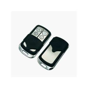 IR TxFix Fix kódierter 433 MHz lernfähige Fernbedienung, 4-Tasten-Fernbedienung, schwarz und silber, 2 Stück - Prc