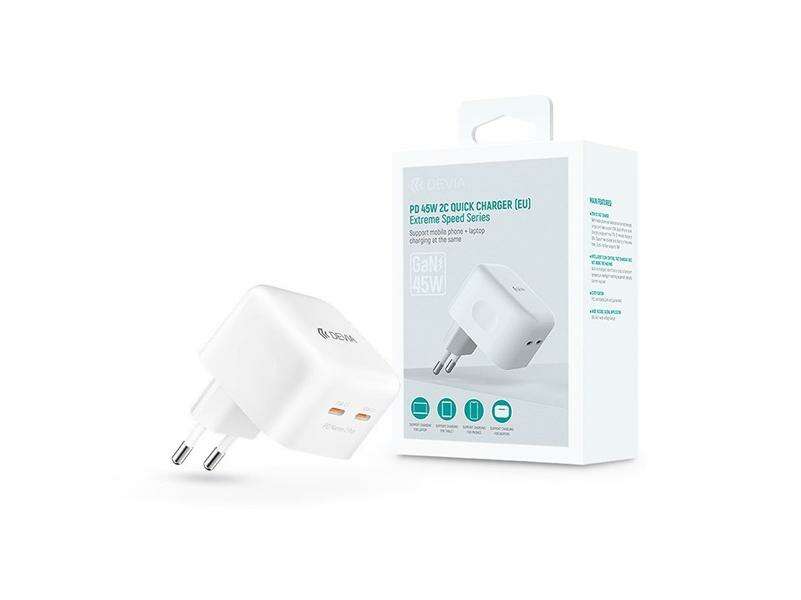 Devia ST366109 GaN 45W 2xType-C adaptor încărcător de re?ea