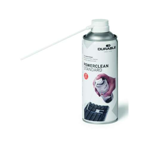 Durable POWERCLEAN STANDARD 400 sűrített levegő spray hosszabbító csővel, billentyűzet tisztítása