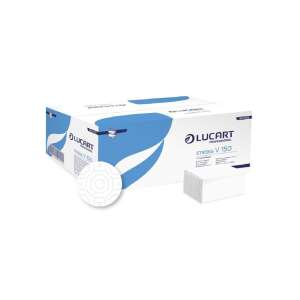 Lucart Strong V 150 2-lagig gefaltete Handtücher, 20 Packungen pro Karton - Papiertücher