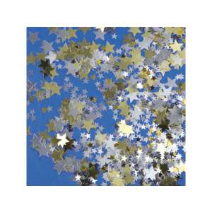 PlayBox 100 darabos arany és ezüst csillag flitter szett - Playbox