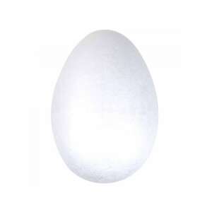 PlayBox Dekorációs Hungarocell Tojás, 8x6cm, fehér, kézműveskedéshez és dekorációhoz - Playbox