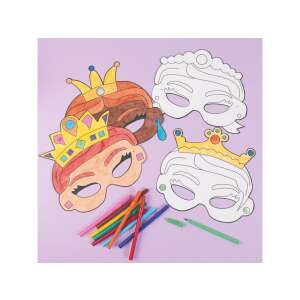 Playbox: Hercegnok 12 db-os papír maszk szett 106908239 - Playbox