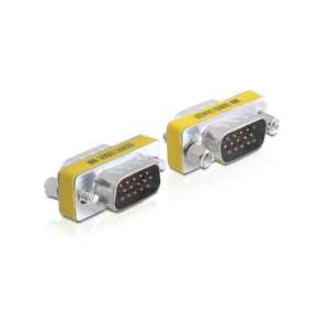 Delock 65010 VGA Stecker auf Stecker Adapter mit Schrauben - VGA-Konverter