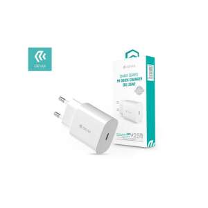 Devia ST354908 25W Smart PD3.0 Schnellladegerät mit Type-C-Eingang, weiß - Devia