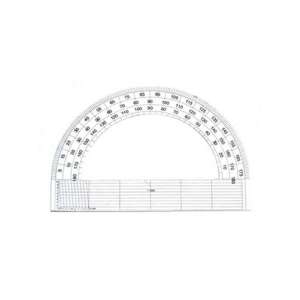 180 fokos szögmérő, iskolai szögmérő, geometriai eszköz, matematikai eszköz, szögek mérése, papír szögmérő - Iskolai szögmérő