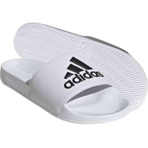 Adidas Adilette men's shower slippers, white/black, size 43 - Men's Slipper