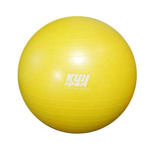 Kubi Sport 65 cm-es sárga gimnasztikai labda fitneszhez és rehabilitációhoz - Alakformálás