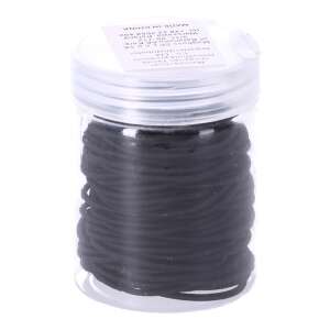 Čierne gumičky do vlasov v priehľadnom plastovom obale - Žuvačka na vlasy