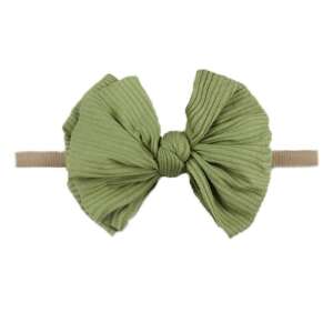 Green baby headband with a bow - Dressing Accessory