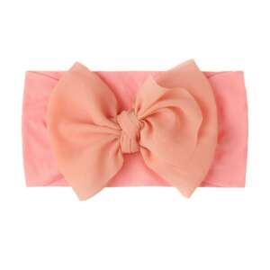 Pink baby headband with bow - Headband, Bandana