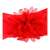 Babystirnband mit Blumen - rot, breit 106911726