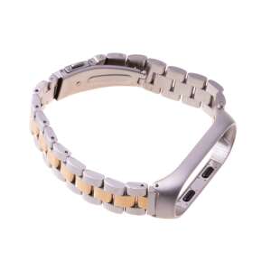 Xiaomi Mi Band 3 / Mi Band 4 silver gold stainless steel strap - Smart watch strap