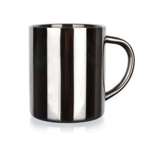 Stainless steel mug, 300ml, double-walled, with handle - Nonbrand Mug