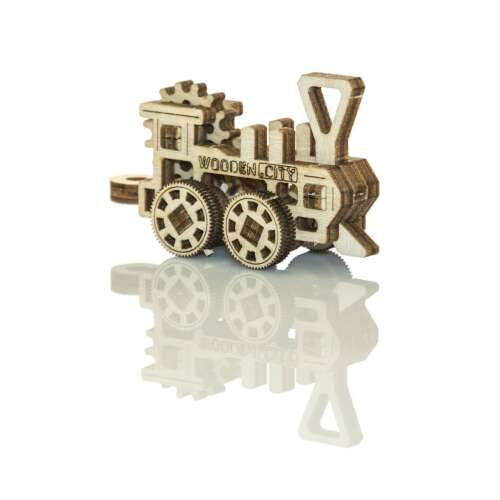 Puzzle 3D din lemn, Transport public, kit de modele de tren