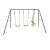 Pepita Basic Four-Person Outdoor Swing Set