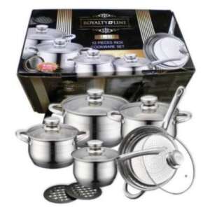 Royalty Line 12 részes rozsdamentes edénykészlet