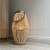 Gardlov Bamboo Lantern 24282, beige, with rope handle, lit with candle
