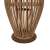 Gardlov Bamboo Lantern 24282, beige, with rope handle, close-up of base