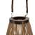 Gardlov Bamboo Lantern 24282, beige, with rope handle, close-up of hanging mechanism
