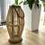 Gardlov Bamboo Lantern with rope handle in living room setting