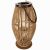 Gardlov Bamboo Lantern with glass insert and rope handle
