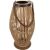 Gardlov Bamboo Lantern with glass insert and rope handle