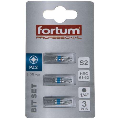 Fortum set de încastrare PZ2 1/4 canelură transversală 3dbuc/mpachet 4741302 43333714
