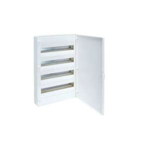 Hager VS418PD 72-Modul-Verteilerschrank für die Oberflächenmontage mit transparenter Tür, IP40-Schutz - Schalterdosen