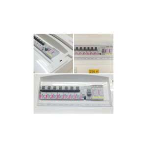 ETI lakáselosztó doboz süllyesztett 8 modul kiselosztó IP40 001101010, Verteilerkasten, Unterputz, 8 Module, IP40 - Schalterdosen