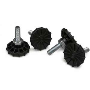 Equip EZF-1 Rack Láb - 4 db, Fekete/Ezüst