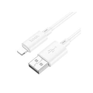 Fehér Hoco X88 USB-Lightning töltőkábel, 2.4A gyors töltés, 100cm hosszú, Apple iPad, iPad 2, iPad 3. generációhoz - Hoco