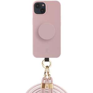 Just Elegance PopGrip tok iPhone 15 rosa Handyhülle mit Band - Handyhüllen