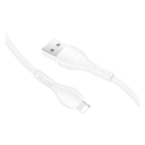 HOCO X37 adatkábel (USB - lightning, 100cm, törésgátló) FEHÉR 106947233 - Hoco