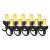 LED fényfüzér – 10× party égő, 4,5 m, kültérre és beltérre, vintage 79143937
