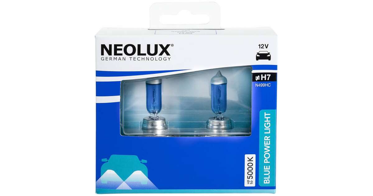 Set 2 Becuri Auto Neolux Extra Light +50 N448EL-2SCB, H1, 12V, 55W, P14