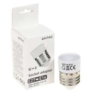 Socket converter from E27 to E14